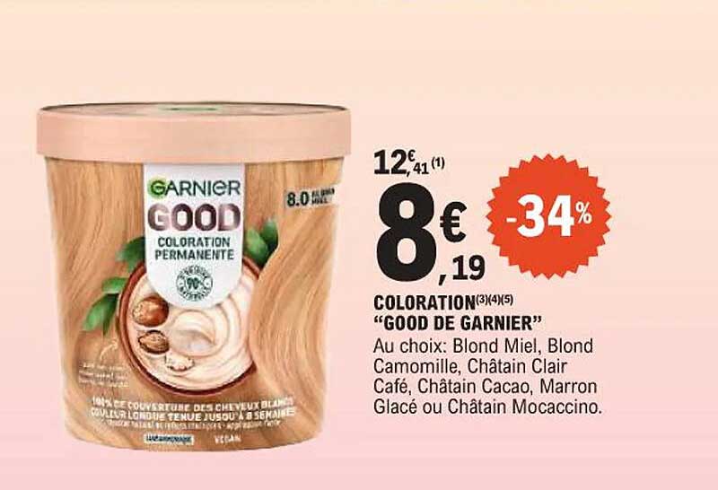 COLORATION "GOOD DE GARNIER"