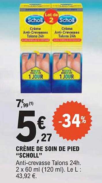 CRÈME DE SOIN DE PIED "SCHOLL"