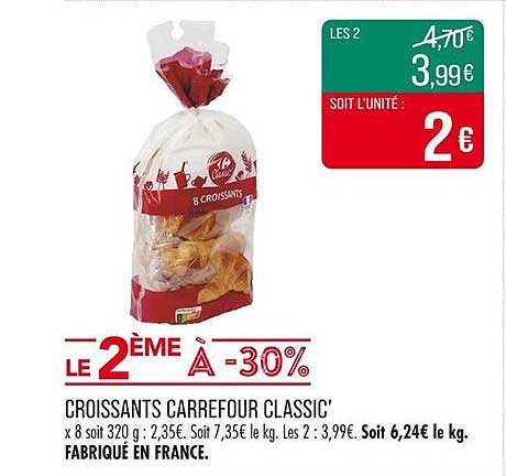 CROISSANTS CARREFOUR CLASSIC'