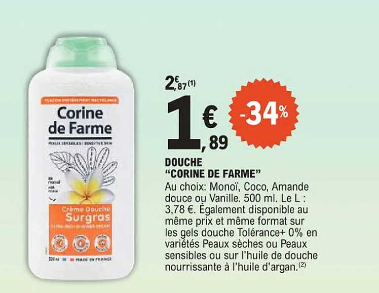 DOUCHE "CORINE DE FARME"