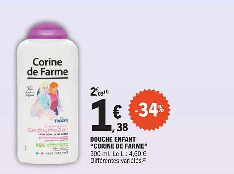 DOUCHE ENFANT "CORINE DE FARME"