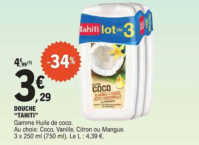 DOUCHE "TAHITI"