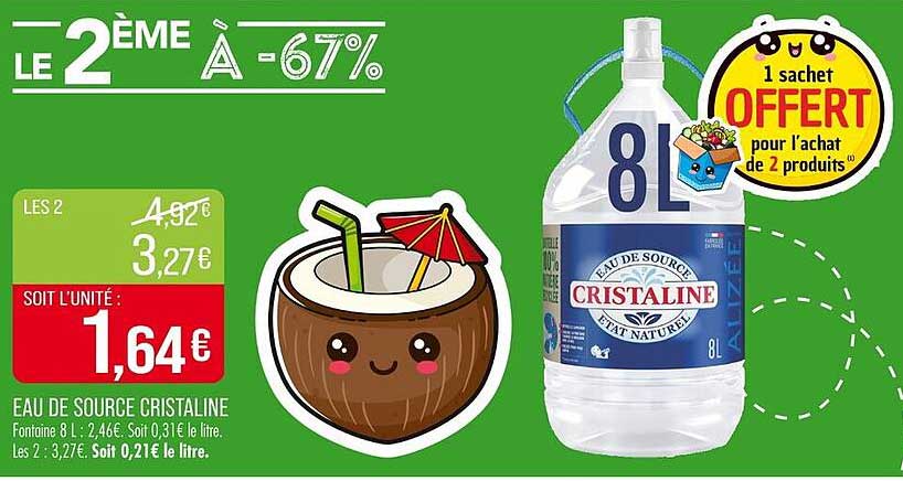 Eau de Source Cristaline - 8L