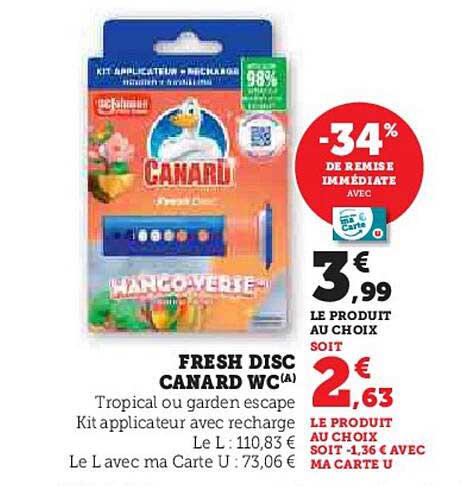 FRESH DISC CANARD WC(A)