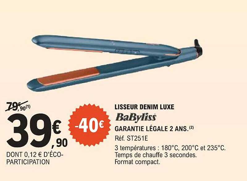 LISSEUR DENIM LUXE BaByliss