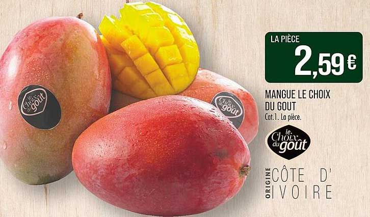 Mangue le choix du goût