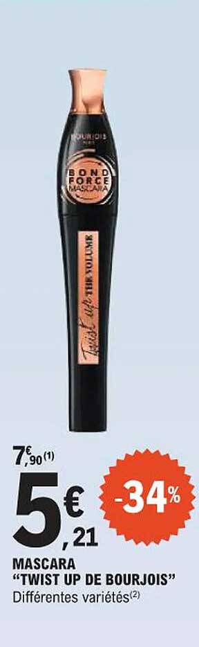 MASCARA "TWIST UP DE BOURJOIS"