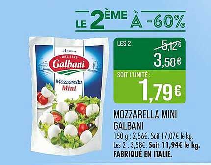 MOZZARELLA MINI GALBANI