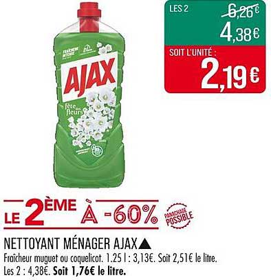 NETTOYANT MENAGER AJAX