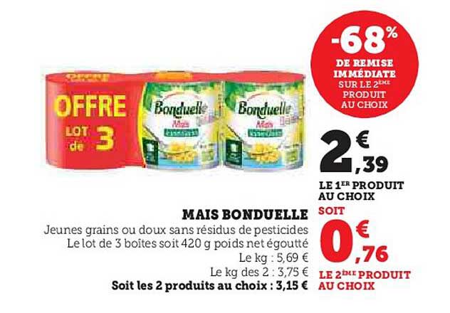 OFFRE LOT de 3