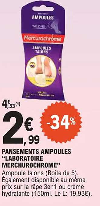 PANSEMENTS AMPOULES "LABORATOIRE MERCUROCHROME"