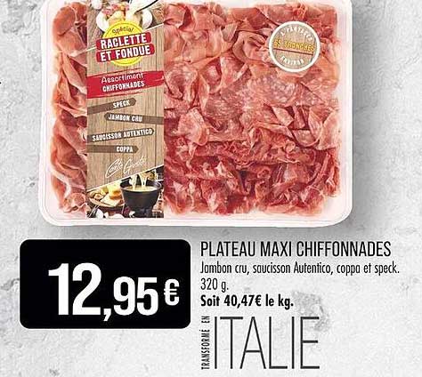 PLATEAU MAXI CHIFFONNADES