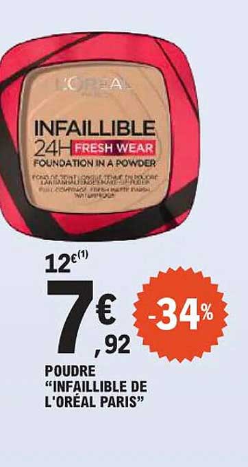POUDRE “INFAILLIBLE DE L'ORÉAL PARIS”