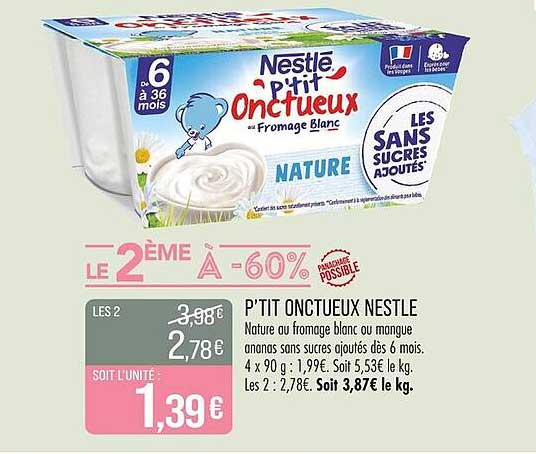 P'TIT ONCTUEUX NESTLE