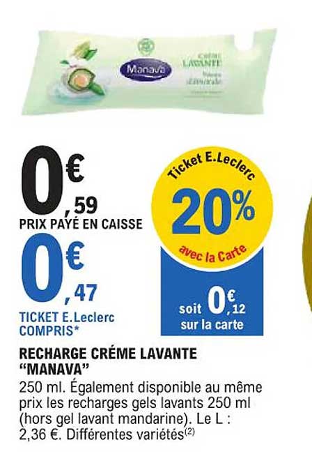 RECHARGE CRÈME LAVANTE “MANAVA”