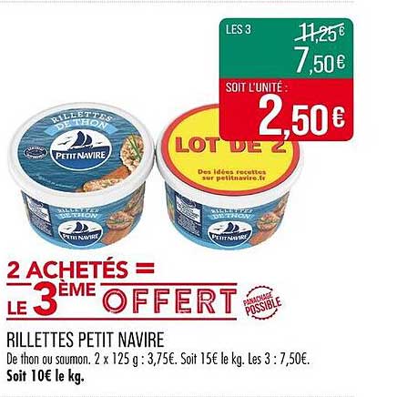 RILLETTES PETIT NAVIRE