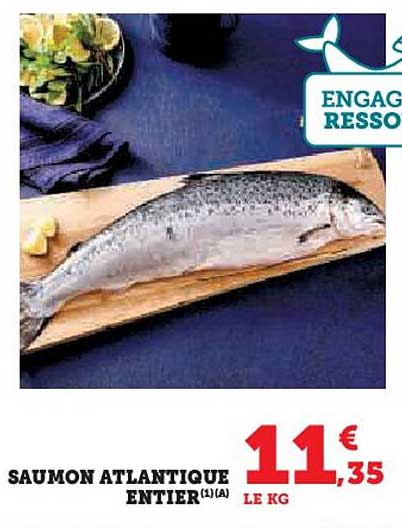 SAUMON ATLANTIQUE ENTIERS