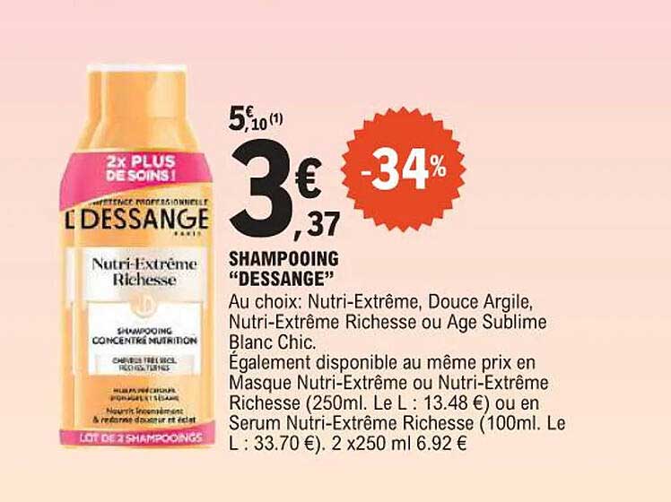SHAMPOOING "DESSANGE"