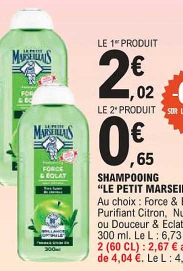 SHAMPOOING "LE PETIT MARSEILLAIS"