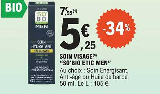 SOIN VISAGE "SO'BIO ETIC MEN"