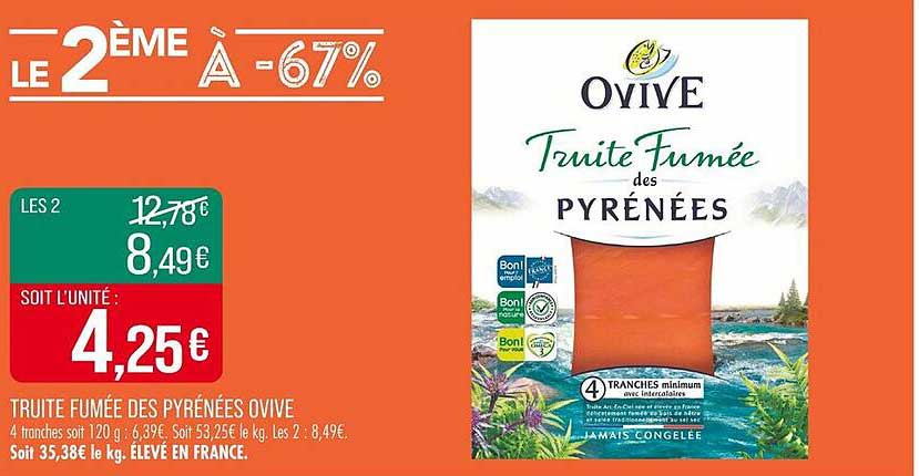 Truite Fumée des Pyrénées OVIve