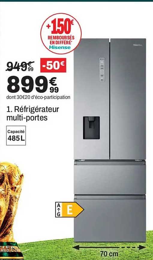 1. Réfrigérateur multi-portes
