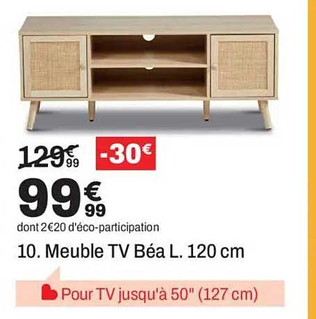 10. Meuble TV Béa L. 120 cm