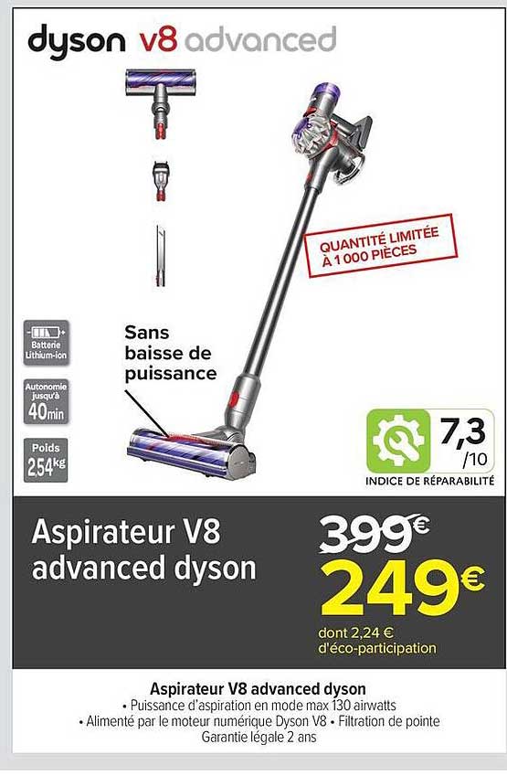 Aspirateur V8 advanced dyson