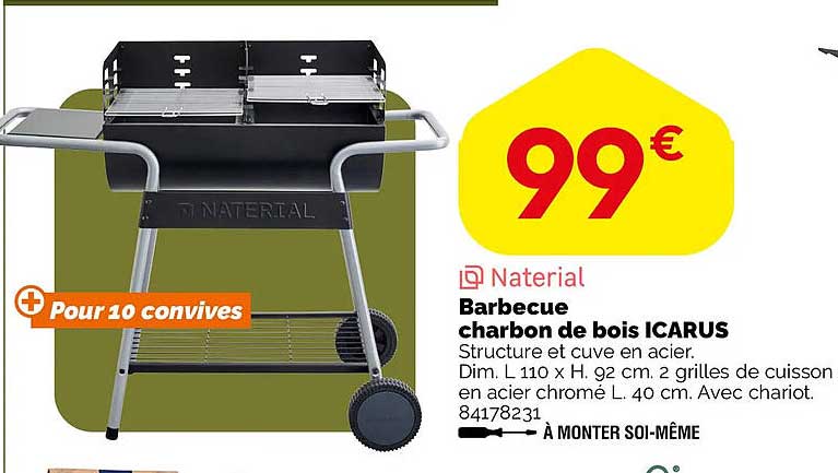 Barbecue charbon de bois ICARUS