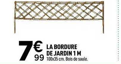 LA BORDURE DE JARDIN 1M