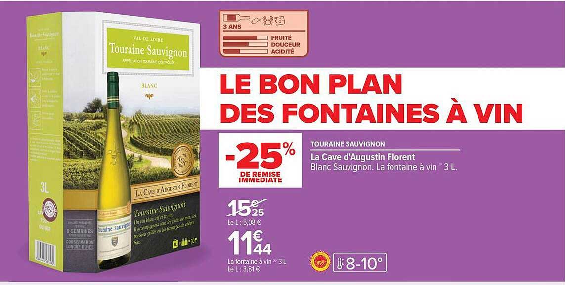 LE BON PLAN DES FONTAINES À VIN