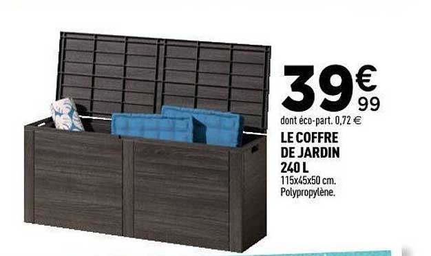 LE COFFRE DE JARDIN 240 L
