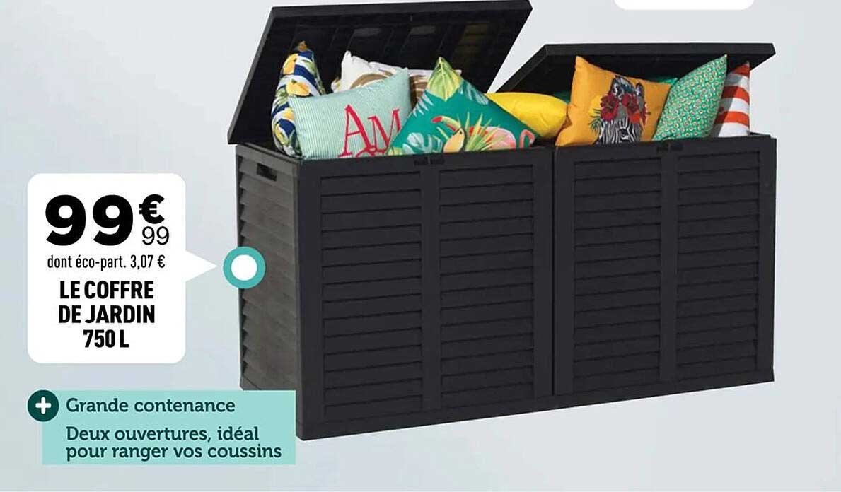 LE COFFRE DE JARDIN 750 L