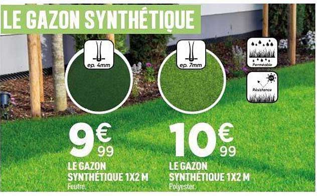 LE GAZON SYNTHÉTIQUE