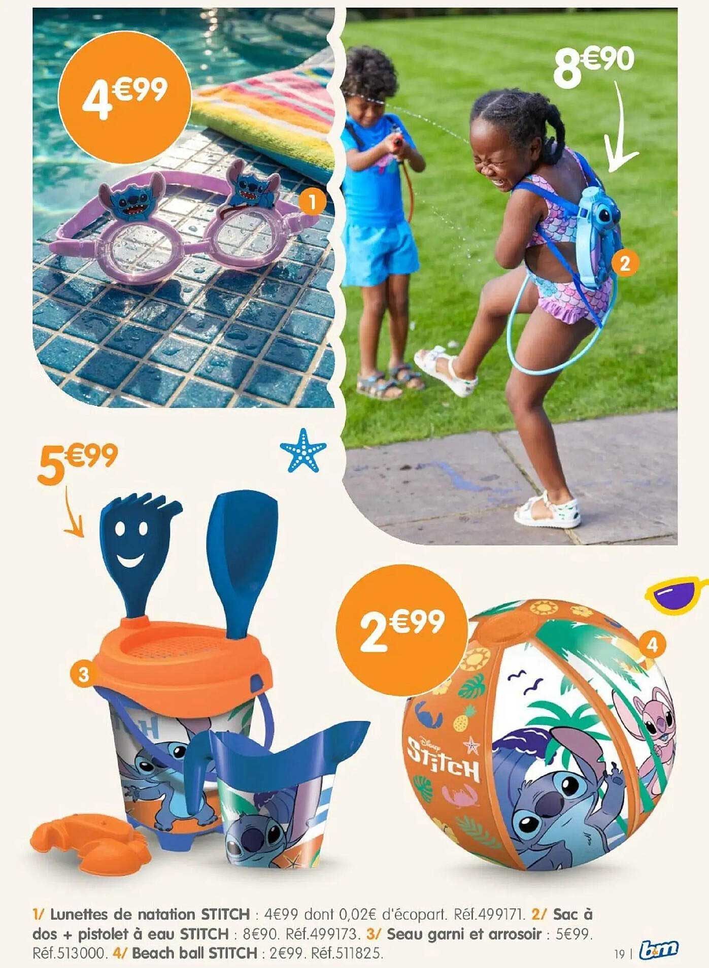 Lunettes de natation STITCH