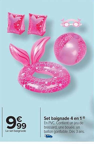 Set baignade 4 en 1