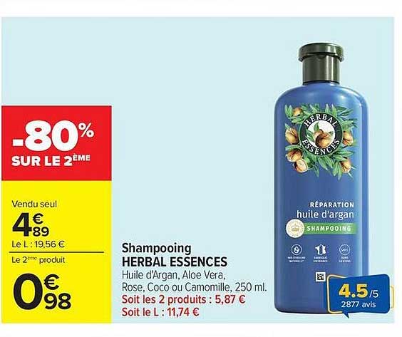 Shampooing HERBAL ESSENCES