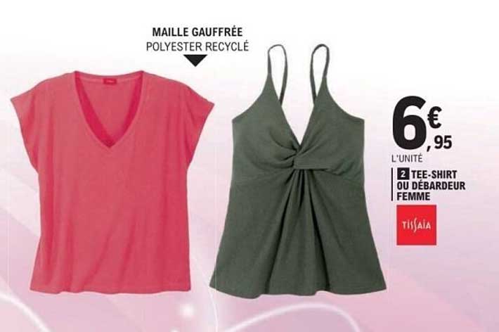2 TEE-SHIRT OU DÉBARDEUR FEMME