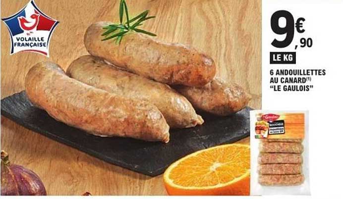 6 Andouillettes au Canard "Le Gaulois"