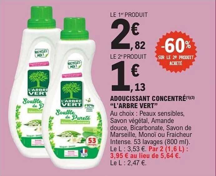 ADOUCISSANT CONCENTRÉ "L'ARBRE VERT"