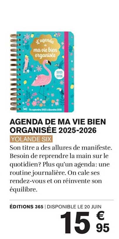 AGENA DE MA VIE BIEN ORGANISÉE 2025-2026