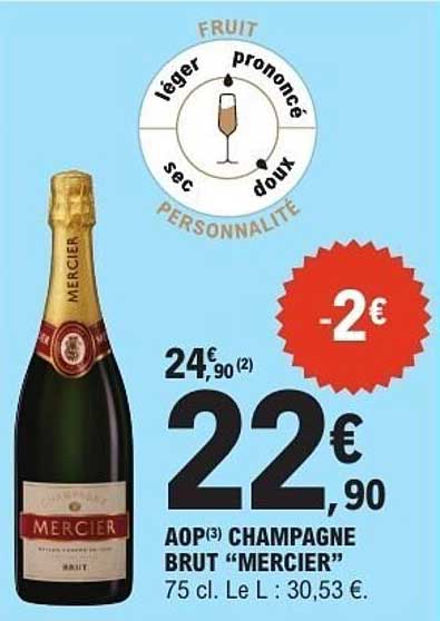AOP Champagne Brut "Mercier"