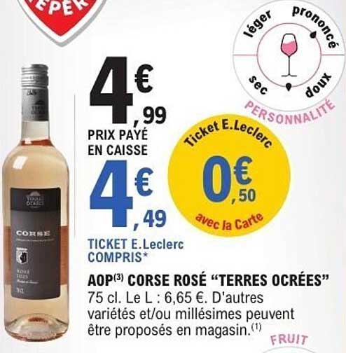 AOP Corse Rosé "Terres Ocress"