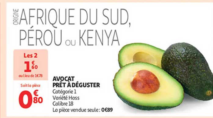 AVOCAT PRÊT À DÉGUSTER