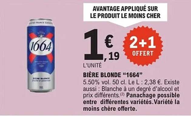 BIÈRE BLONDE "1664"