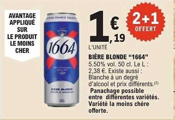 BIÈRE BLONDE "1664"