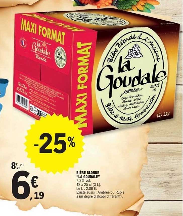 Bière Blonde "La Goudale"