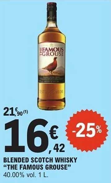 BLENDED SCOTCH WHISKY "THE FAMOUS GROUSE"