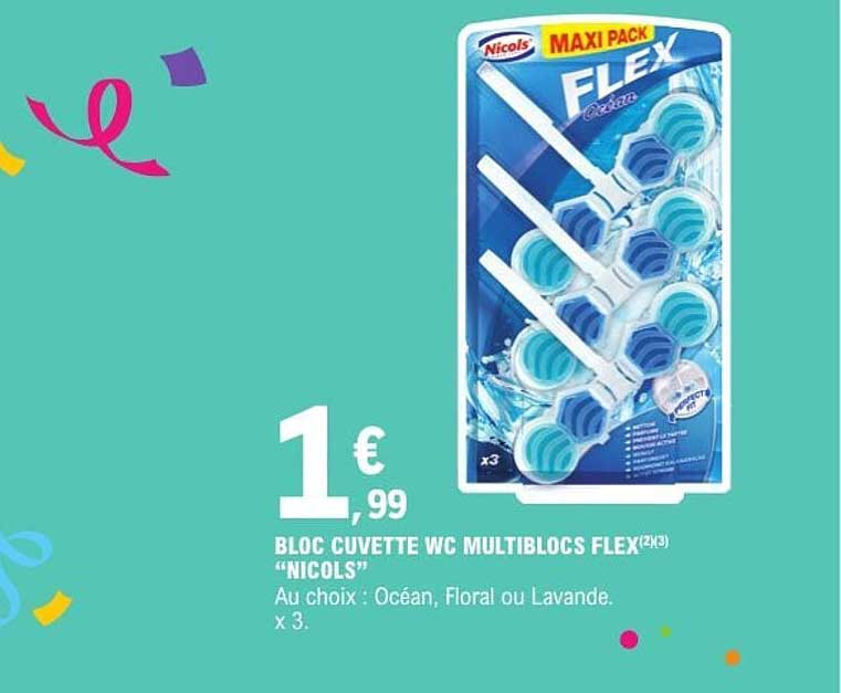 BLOC CUVETTE WC MULTIBLOCS FLEX "NICOLS"