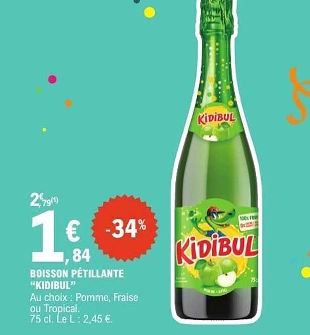 BOISSON PÉTILLANTE "KIDIBUL"